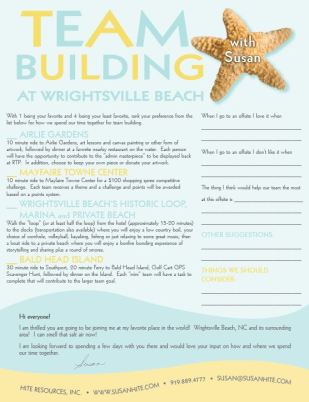 Teambuilding at the Beach