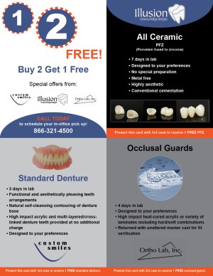 Monthly promo special-front